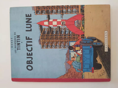 Ancienne bd tintin objectif lune 1953
