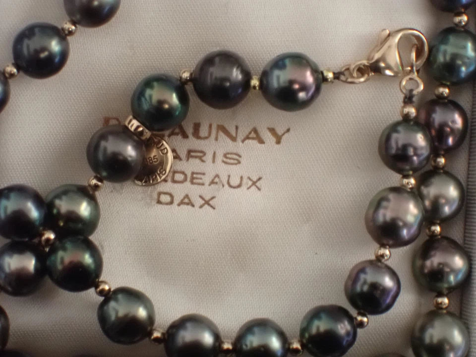 Collier Maison RAMBAUD Paris Perles de Tahiti +PERLES en OR 18 CARATS