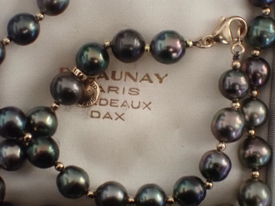 Collier Maison RAMBAUD Paris Perles de Tahiti +PERLES en OR 18 CARATS