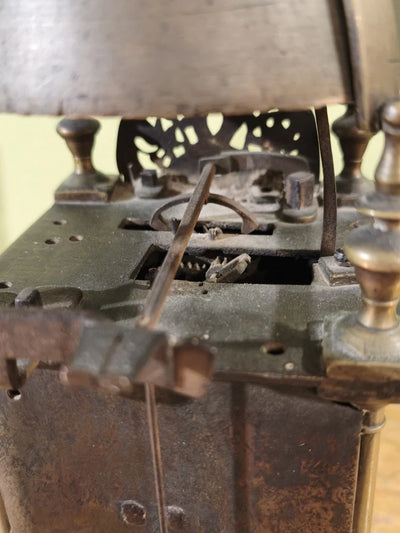 Mouvement Horloge Pendule Réveil Lanterne En Laiton À Cloche 18ème - 19ème