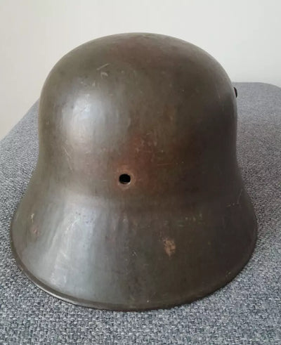 Casque Allemand Stahlhelm Modèle 18 Ww1 No Casque Pointe Prussien