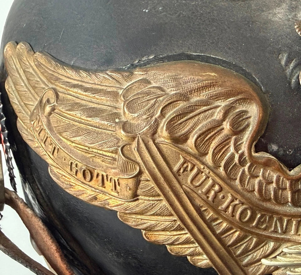 Casque À Pointe - 2 Garde Grenadier 1895 Troupe