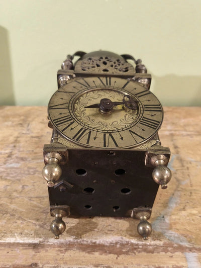 Mouvement Horloge Pendule Réveil Lanterne En Laiton À Cloche 18ème - 19ème