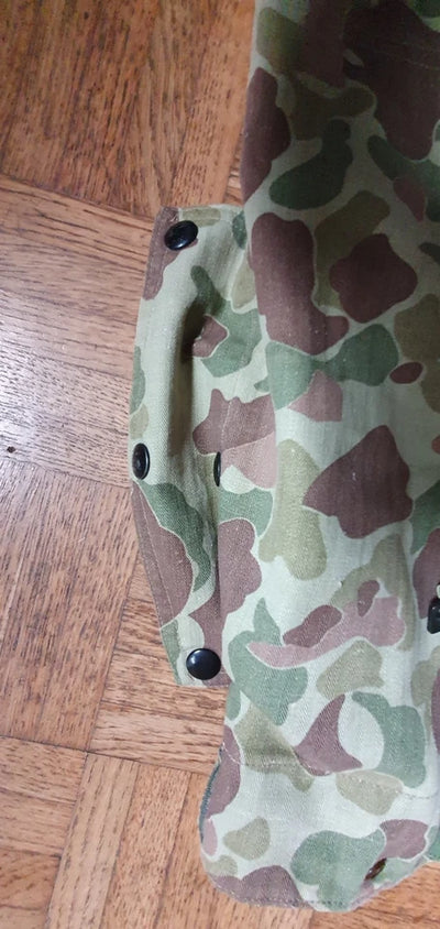 Ensemble HBT US veste + pant. réversible camouflé USMC Armée française Indochine