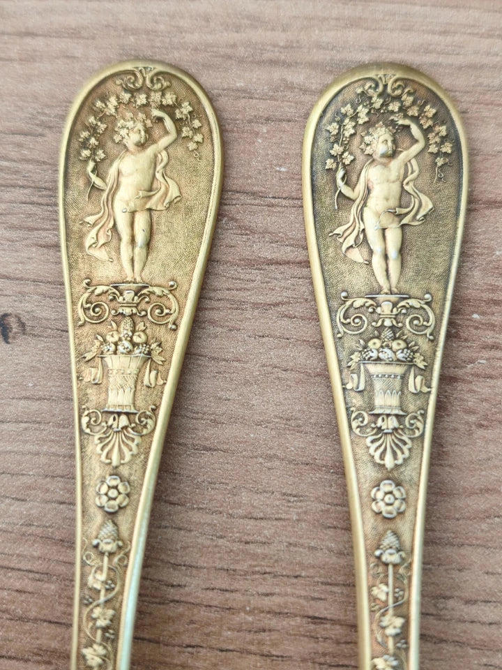 Coffret De Couvert Dit Joséphine Poinçoinné Au Vieillard, Argent Empire