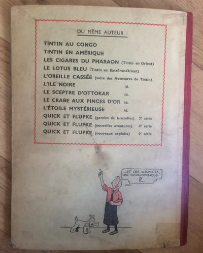Bd Tintin Eo A18 Etoile Mysterieuse 1942