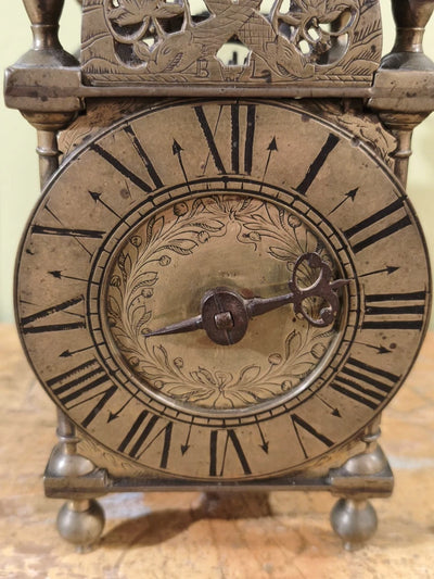 Mouvement Horloge Pendule Réveil Lanterne En Laiton À Cloche 18ème - 19ème