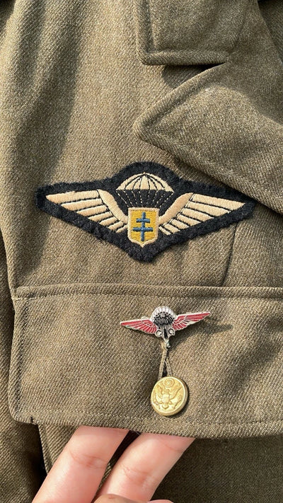 Veste Parachutiste Français SAS France Libre 1944 1945